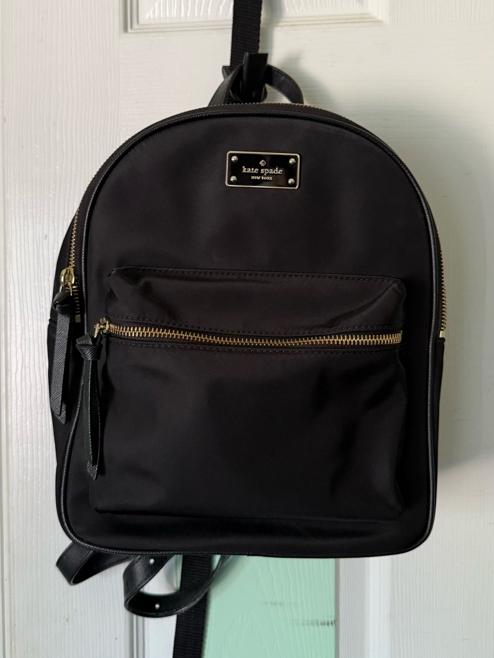 Kate Spade Black/Gold Backpack